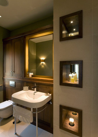 Transitional Bathroom by Brilliant Lighting