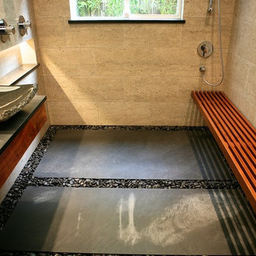 Zen Bathroom - Capitola Bathroom Addition