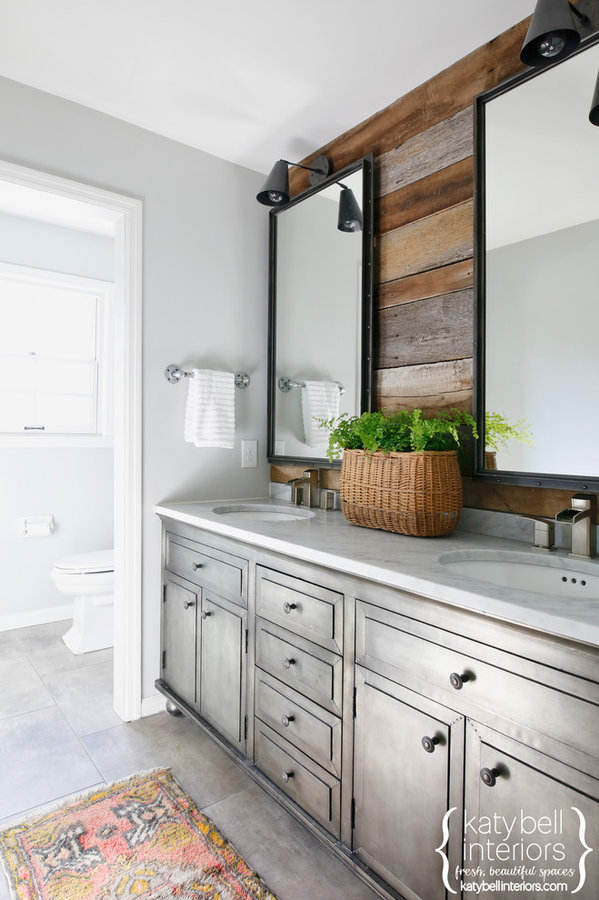Zinc Metal Wrapped Vanity