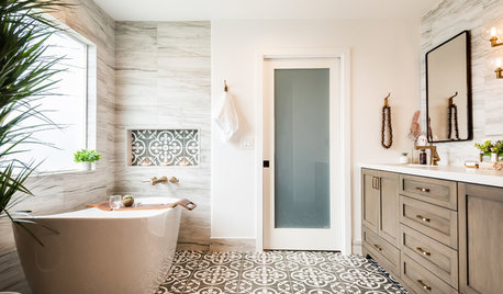 Bathroom of the Week: Neutrals Warm a Contemporary Master Bath