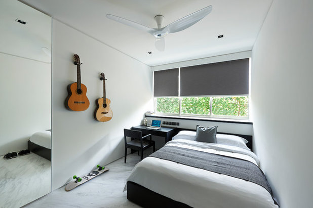 Contemporary Bedroom by ATELIER | X . Singapore