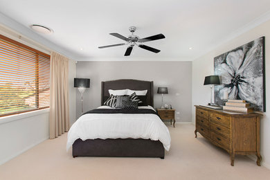 Modern bedroom in Wollongong.
