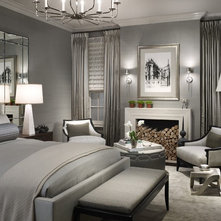 Transitional Bedroom by Michael Abrams Interiors