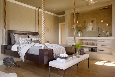 Inspiration for a mid-sized contemporary bedroom remodel in San Francisco