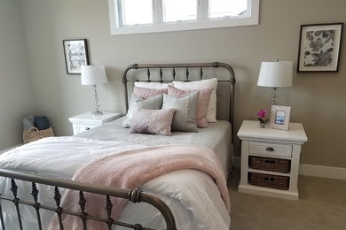 Inspiration for a transitional bedroom remodel in Grand Rapids