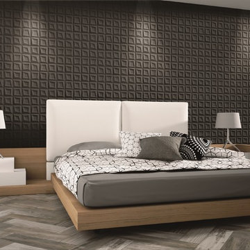 3-Dimensional Feature Tiles - Frame Negro