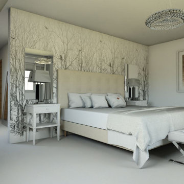 3D Renders - Master Bedroom.