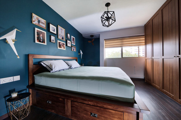 Transitional Bedroom by Free Space Intent