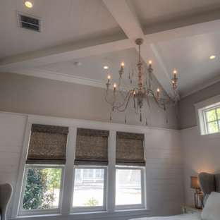 Example of a beach style bedroom design in Miami