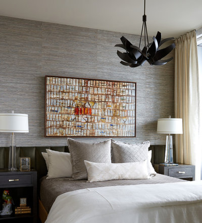 Transitional Bedroom by Interior Anthology
