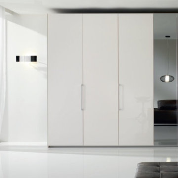 6 Doors Modern Bedroom Closet Bony-Mirror by Spar, Italy - $4,989.00
