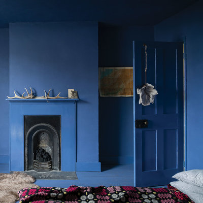 Eclectic Bedroom by Farrow & Ball