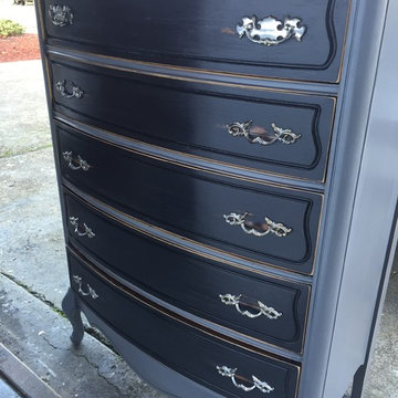 A restored antique chest we did.