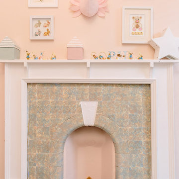 A sweet pink little girls room