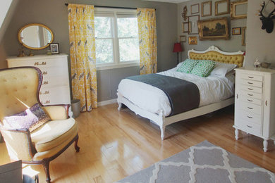 Eclectic bedroom photo in Boston