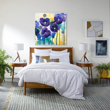 Abstract Floral Art for Sale