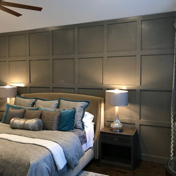 Accent Walls- Master Bedroom Board and Batten Wall