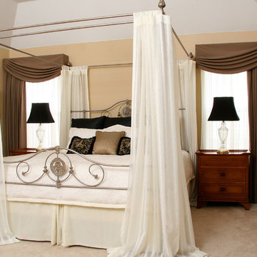 © by Adrette - custom draperies, sheers, and bed coverings