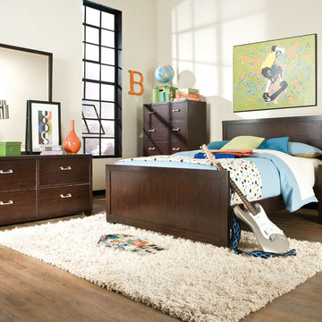 American Woodcrafters Smart Solutions Twin Panel Bed Bedroom Set