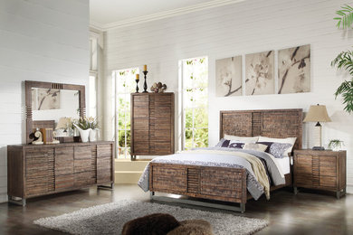 Andria Bedroom Set, Reclaimed Oak