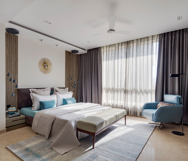 Contemporary Bedroom by Shamanth Patil Photography