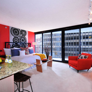 Red Accent Wall Houzz