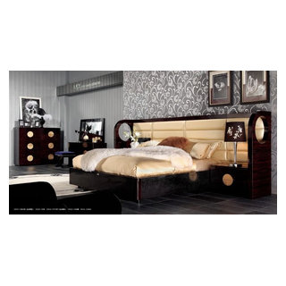 Armani Xavira Luxury Bed with Crocodile Lacquer Frame