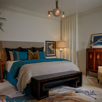 Artfully Curated In Palm Beach: Guest Bedroom