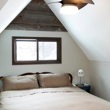 Attic master suite with a Hobbit Hole