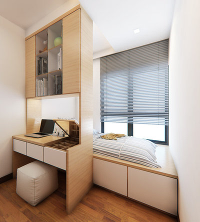 Moderno Dormitorio by De Bjorn Concept