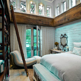 Bedroom - eclectic bedroom idea in Chicago