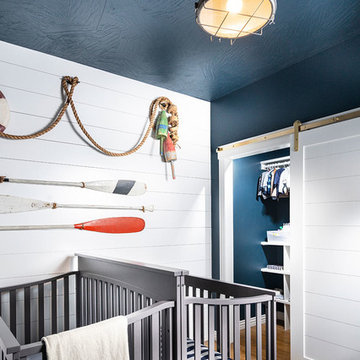 Baby Brothers Share a Nautical Room