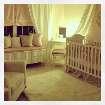 Baby Girl Nursery: Orchid and pale pink