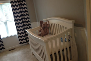 Example of a transitional nursery design in Philadelphia