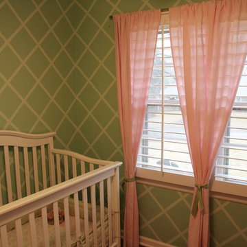 Baby Room with Custom Paint