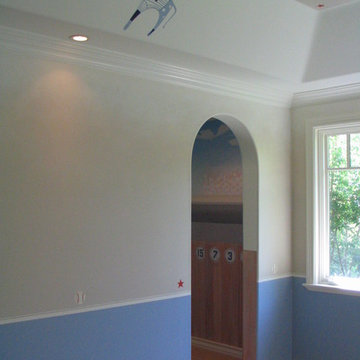 Baby's Bedroom: Ceiling, Walls and Alcove. (AFTER).