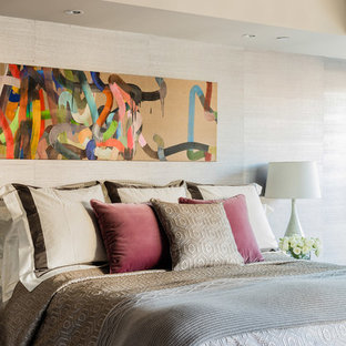 Inspiration for a transitional bedroom remodel in Boston