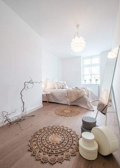 Scandinavian Bedroom baden near vienna - home staging