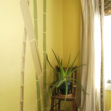 Bamboo Wall Mural for Guest Suite