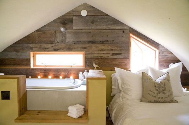 Farmhouse Bedroom by SHED Architecture & Design