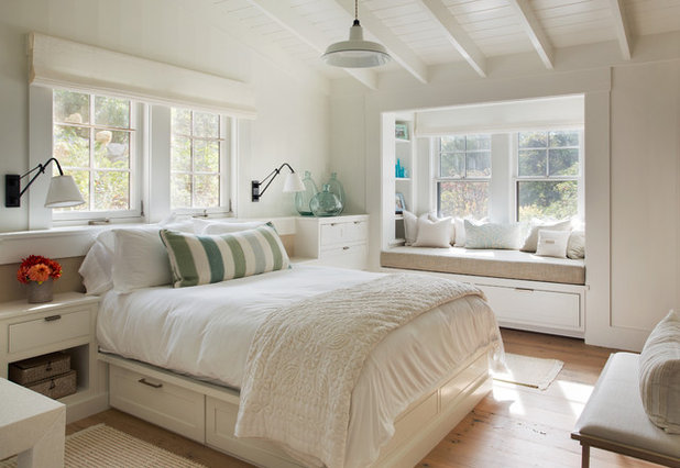 Farmhouse Bedroom by John Thayer Cabinetmakers, LLC