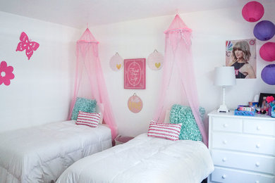 マイアミにあるトラディショナルスタイルのおしゃれな寝室のインテリア