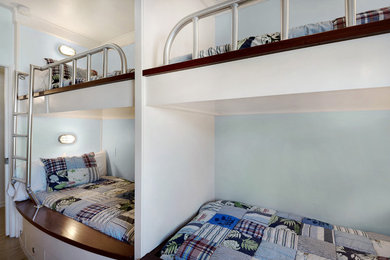 Ejemplo de dormitorio marinero pequeño