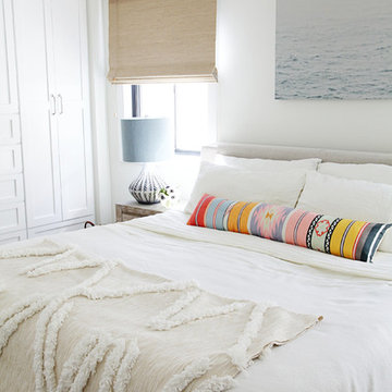 Beachy Minimal Bedroom - Seal Beach, California
