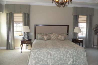 Transitional bedroom photo in Other