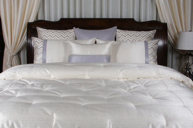 Bedding with matching drapery