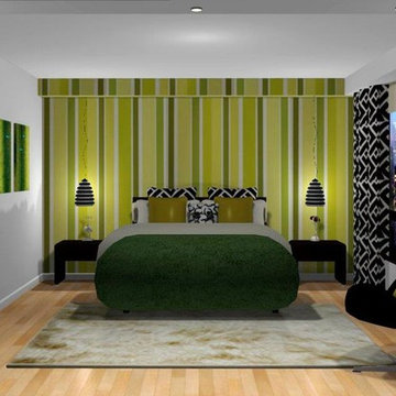 Bedroom 3D visualisation, New York,NY