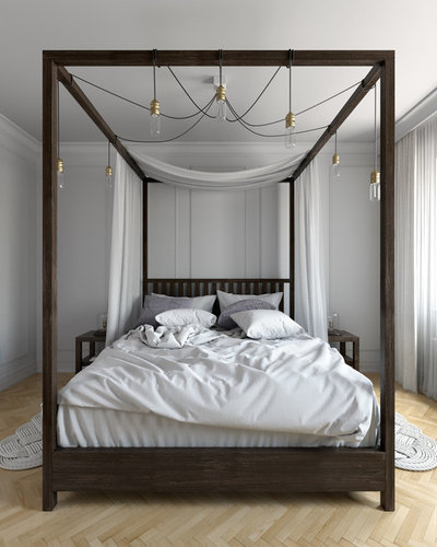 Contemporary Bedroom by Aleks.K design & visualization