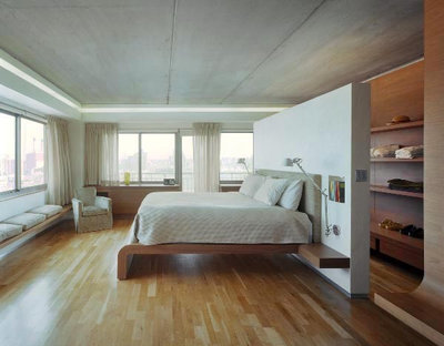 Modern Bedroom by Bjorg Magnea Architectural & Interior Photography