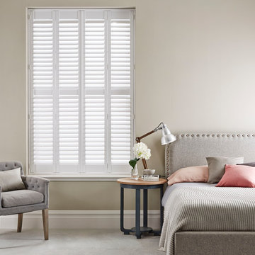 Bedroom blinds and interiors
